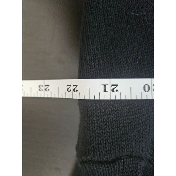 Black Southwestern Fringe Shawl Collar Sweater Boho Western S/M Boho Western - Picture 3 of 6